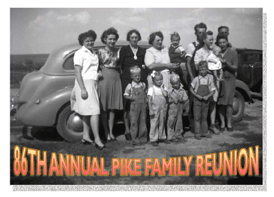 Image of Maass family reunion in Nebraska, 1945